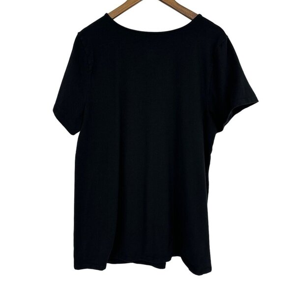 Torrid Foxy Short Sleeve Asymmetrical Cutout Top Size 4X - Picture 2 of 6